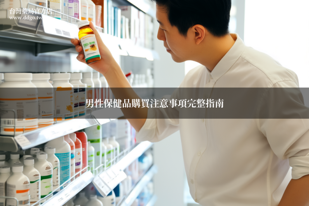 男性保健品購買注意事項完整指南|藥師教你選購男性保健食品的7大要點與常見陷阱 1 ddgo cover watermarked